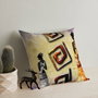 Aberto Design Cojín Multicolor 43 x 43 cm con Relleno de Silicona